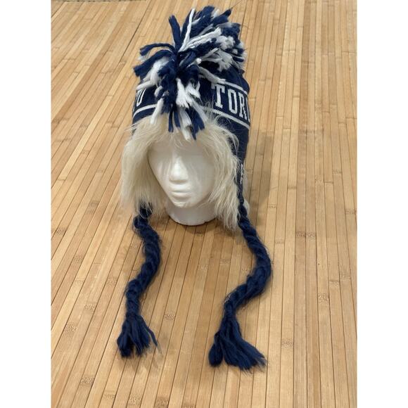 Toronto Maple Leafs NHL Reebok Face Off Collection Mohawk Knit Beanie Hat - Picture 1 of 8